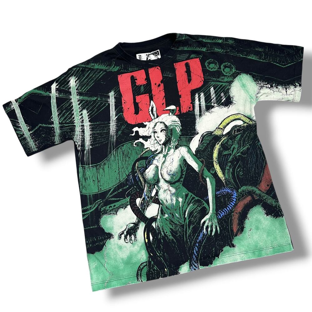 GLP Get Lost Perv AOP Sherri's Awakening Tee Shirt Manga Anime Akira OOP Sz L